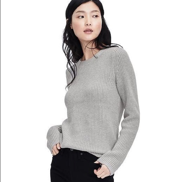 Banana Republic Lace Back Pullover Sweater - Picture 2 of 9